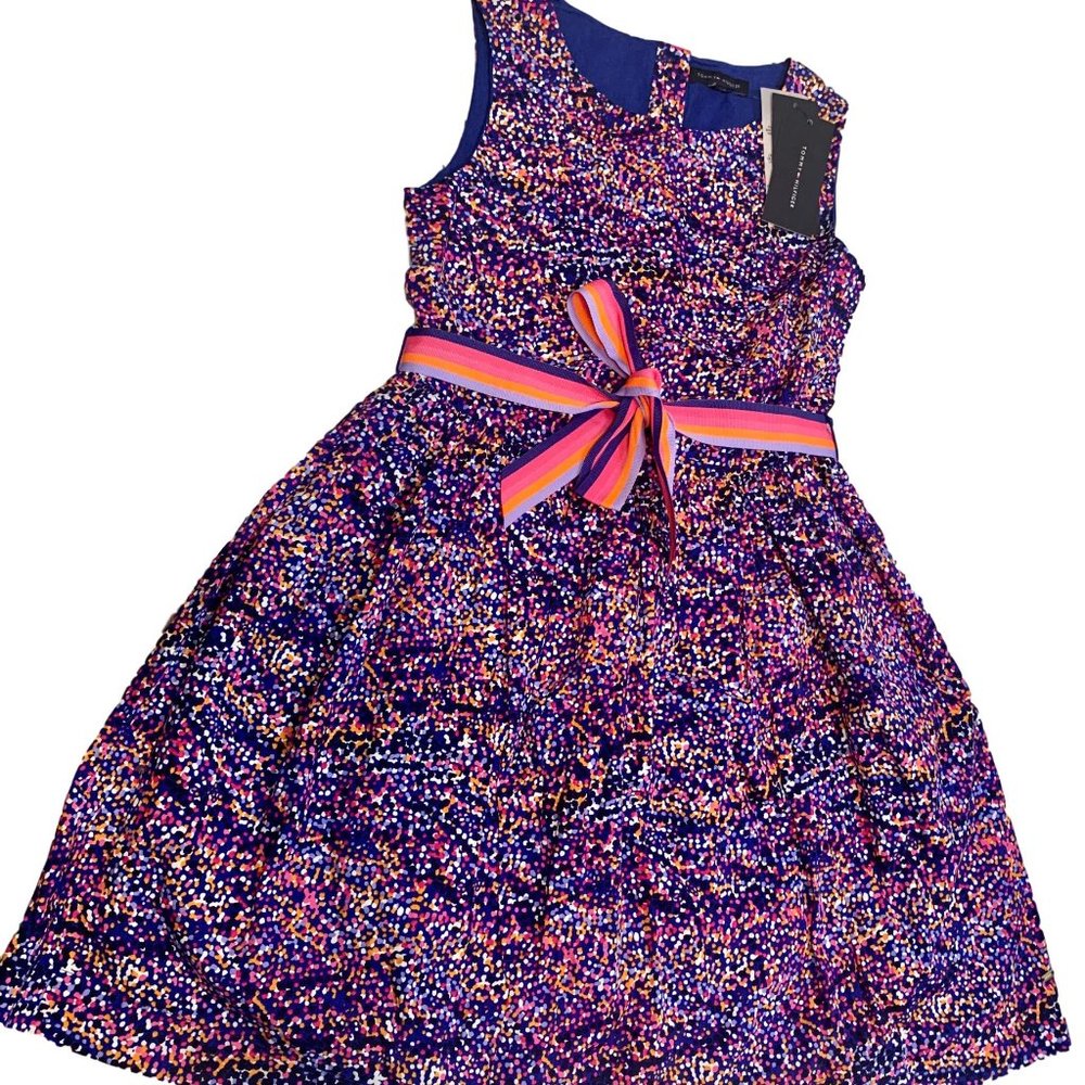 TOMMY- HILFIGER PURPLE GIRL´S DRESS